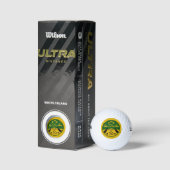 Über dem Hügel zum Geburtstag Golfer Golfball (Verpackungen)