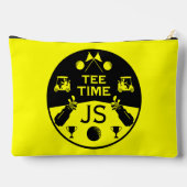 Über dem Hügel zum Geburtstag Golfer Zubehörtasche (Rückseite)