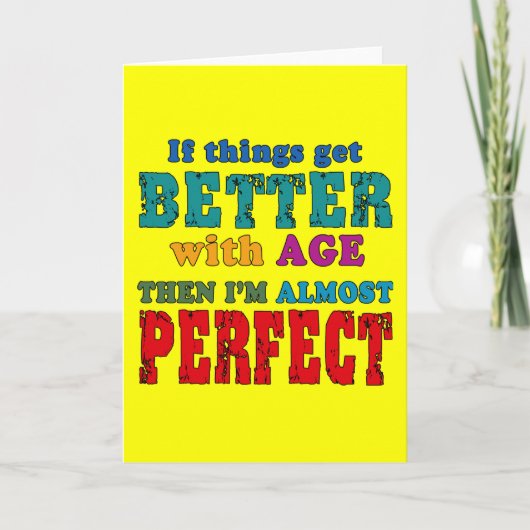 Über dem Hügel zum Geburtstag Spaß Karte (Vorderseite)