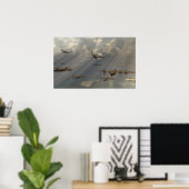 Über dem Kanal Poster (Heimbüro)