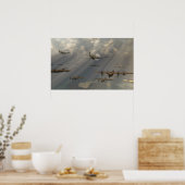 Über dem Kanal Poster (Küche)