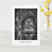 Über dem Kapellen-Altar - alles Gute zum Karte (Gelbe Blume)