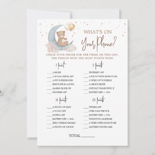 Über dem Kinderzimmer, was auf Ihrer Telefonkarte  Einladung (Vorderseite)