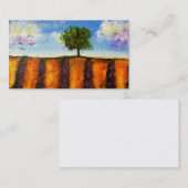 Über dem Lavendel fängt Visitenkarten auf Visitenkarte (Vorne/Hinten)