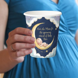 Über dem Mond Baby Celestial-Themed Baby Dusche Pappbecher