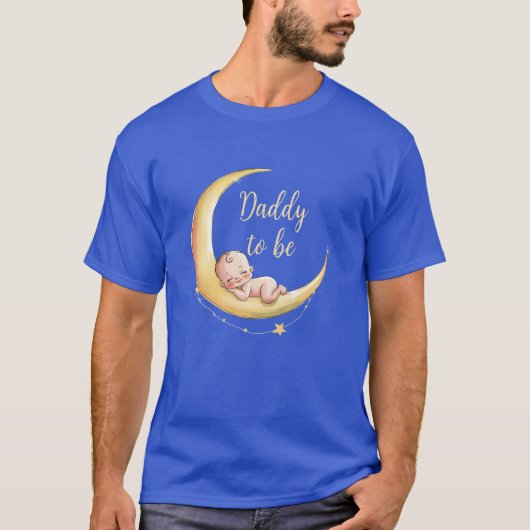 Über dem Mond Baby Celestial-Themed Baby Dusche T-Shirt (Vorderseite)