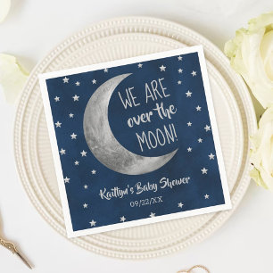 Über dem Mond   Babydusche Napkins Serviette