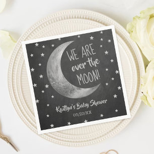Über dem Mond Babydusche Napkins Serviette
