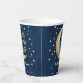 Über dem Mond | Babydusche Pappbecher (Rechts)