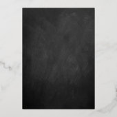 Über dem Mond | Babydusche Vielen Dank Folieneinladung (Rückseite)