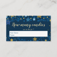 Über dem Mond Babydusche, wie viele Candies Enclos