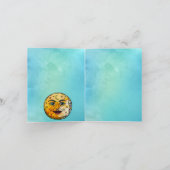 Über dem Mond Babyduschenfest Einladung (Innenseite)