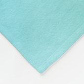 Über dem Mond Babyduschenfest Fleecedecke (Ecke)