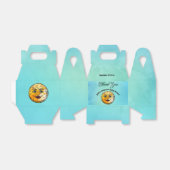 Über dem Mond Babyduschenfest Geschenkschachtel (Ungefaltet)