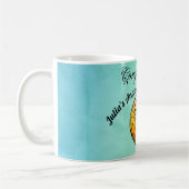 Über dem Mond Babyduschenfest Kaffeetasse (Links)