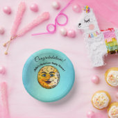 Über dem Mond Babyduschenfest Pappteller (Party)