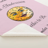 Über dem Mond Babyduschenfest Sherpadecke (3/4)