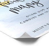 Über dem Mond, blau schätze, wie viele Spiele Poster (Ecke)