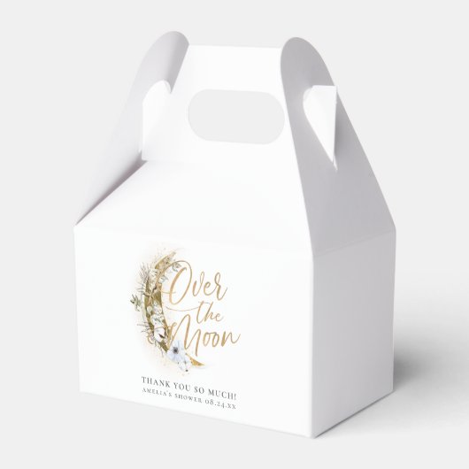 Über dem Mond Boho Gold Dust & Clouds Geschenkschachtel (Vorderseite)