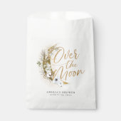 Über dem Mond Boho Gold Dust & Clouds Geschenktütchen (Vorderseite)