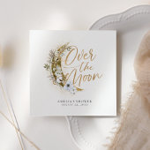 Über dem Mond Boho Gold Dust & Clouds Serviette