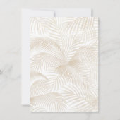 Über dem Mond Boho Pampas Paare Babydusche Einladung (Rückseite)