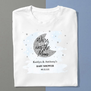 Über dem Mond   Boys Baby Dusche T-Shirt