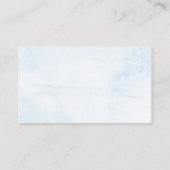 Über dem Mond | Boys Baby Shower Showdusche Begleitkarte (Rückseite)