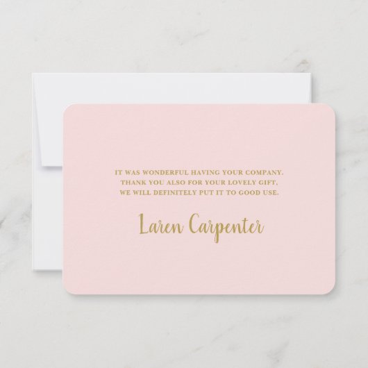 Über dem Mond Danke Karte (Rückseite)