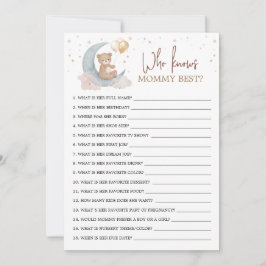 Über dem Mond, der meine beste Spielkarte kennt Einladung