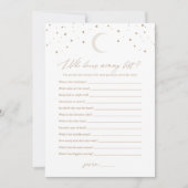 Über dem Mond, der Mommy Best Baby Dusche kennt Einladung (Vorderseite)