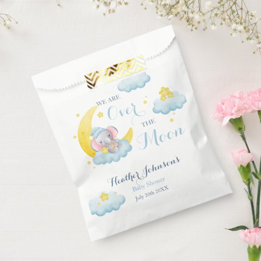 Über dem Mond Elefantenjunge Dusche Geschenktütchen (Versiegelt)