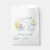 Über dem Mond Elefantenjunge Dusche Geschenktütchen (Vorderseite)