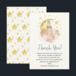 Über dem Mond-Flachbildschirm dank Karte<br><div class="desc">Über den Mond Babydusche danke Karte. Die Nachricht dankt den Gästen für ihr Kommen zur Dusche und ihre Geschenke. Klicken Sie auf Personalisieren,  um Ihre persönlichen Daten hinzuzufügen. Sie können Namen,  Farben,  Größen und Schriftart-Stile ändern. Für eine erweiterte Anpassung klicken Sie auf Bearbeiten Design.</div>