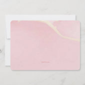 Über dem Mond Foto Geburtserklärung Ankündigung (Rückseite)