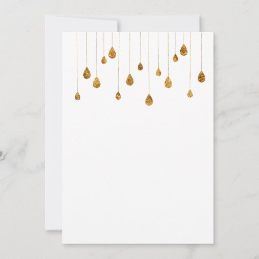 Über dem Mond funkelnder Kindergeburtstag Einladung (Rückseite)