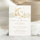 Über dem Mond Gender Neutral Celestial Baby Shower Einladung