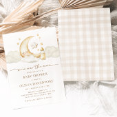 Über dem Mond Gender Neutral Celestial Baby Shower Einladung