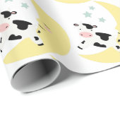 Über dem Mond Geschenkpapier (Rolleneckpunkt)