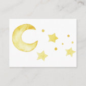 Über dem Mond Girl Teddy Bären rosa Bücher für Bab Begleitkarte (Rückseite)