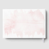 Über dem Mond | Girls Baby Shooting Memory Gästebuch (Rückseite)