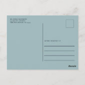 Über dem Mond Gold Stars Kinderdusche Einladung Postkarte (Rückseite)