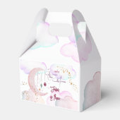 Über dem Mond herrlicher pastellfarbener Kindergeb Geschenkschachtel (Vorderseite)