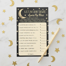 Über dem Mond | Kinderdusche schätzt das Preisspie