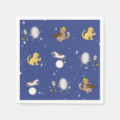 Über dem Mond Kinderzimmer Rhyme Babydusche Sip-n- Serviette (Vorderseite)