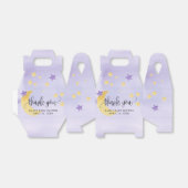 Über dem Mond, Lila Babyduschenmoonsterne Geschenkschachtel (Ungefaltet)