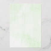 Über dem Mond | Neutrale Babydusche für Geschlecht Folieneinladung (Rückseite)