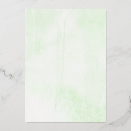 Über dem Mond | Neutrale Babydusche für Geschlecht Folieneinladung (Rückseite)