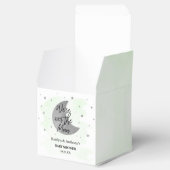 Über dem Mond | Neutrale Babydusche Geschenkschachtel (Geöffnet)