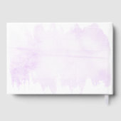 Über dem Mond | Neutraler Baby-Duschspeicher Gästebuch (Rückseite)